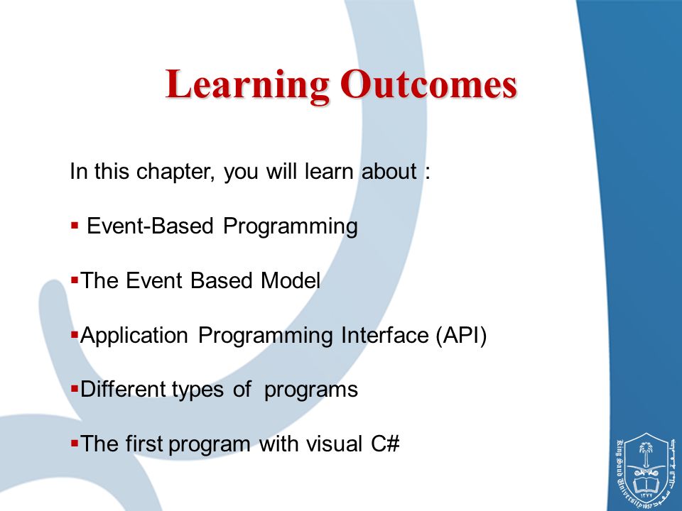learning outcomes Writing learning outcomes one of the challenges that instructors face is writing meaningful learning outcomes that effectively communicate to students your expectations for your course. learning outcomes Writing learning outcomes one of the challenges that instructors face is writing meaningful learning outcomes that effectively communicate to students your expectations for your course.