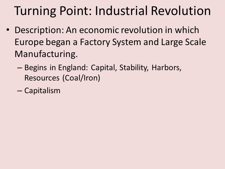 Industrial Revolution Essay Questions