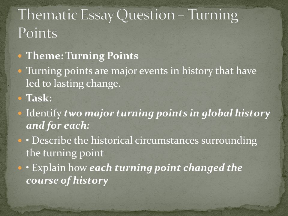 Essay topics for us history