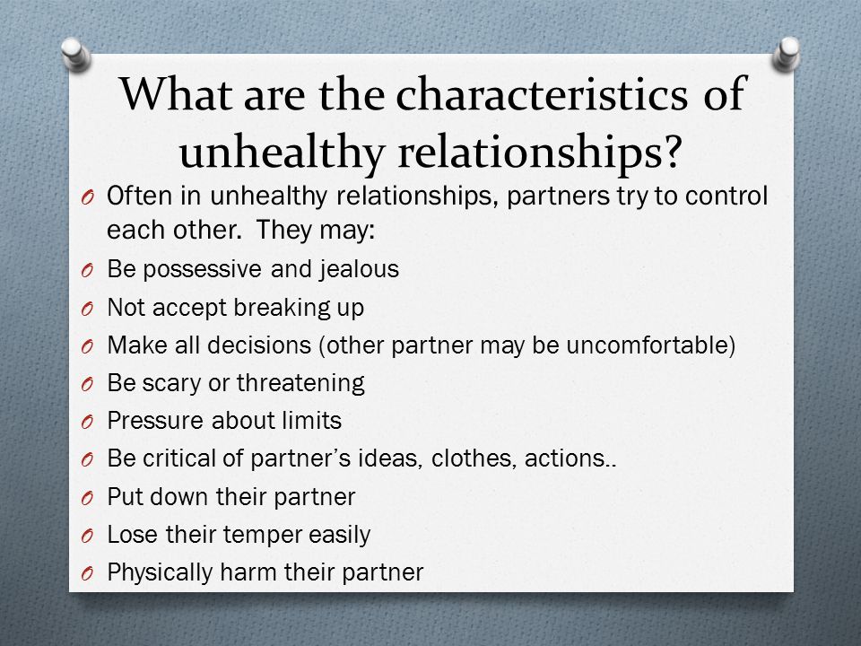 a relationship