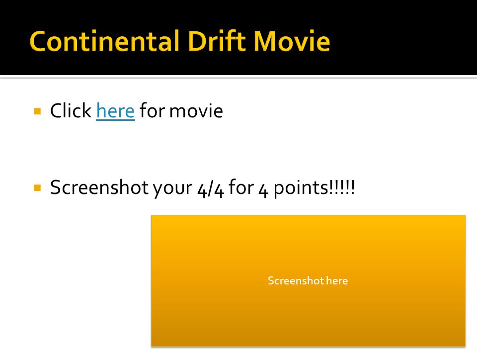  Click here for moviehere  Screenshot your 4/4 for 4 points!!!!! Screenshot here