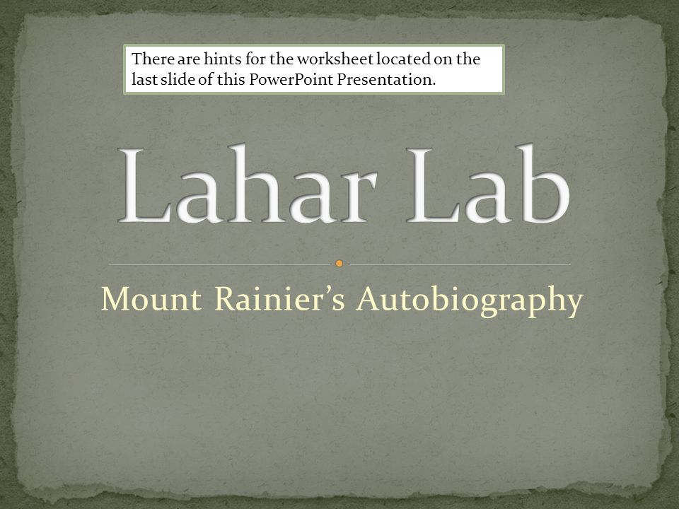 autobiography powerpoint template