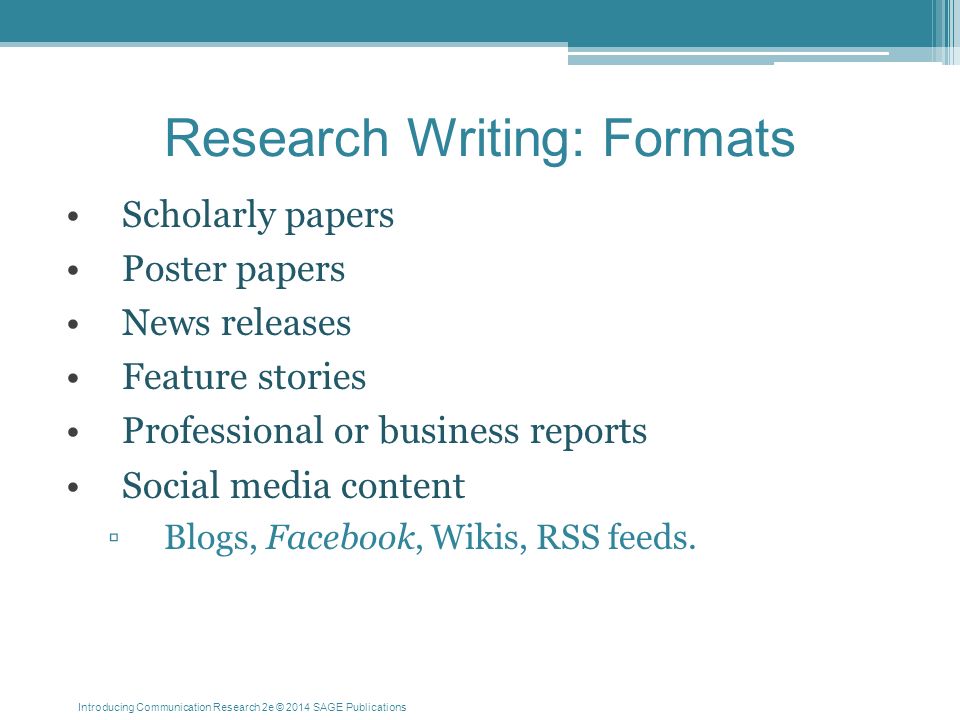 Business communication research paper topics