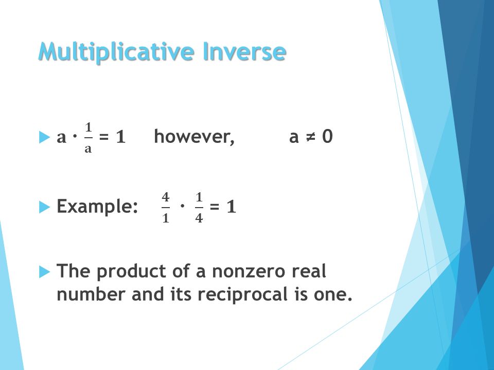 Multiplicative Inverse