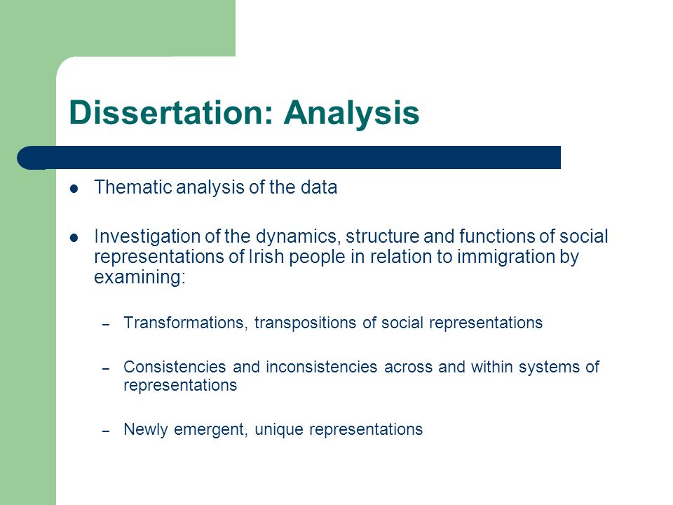 Dissertation Statistical Analysis Consulting