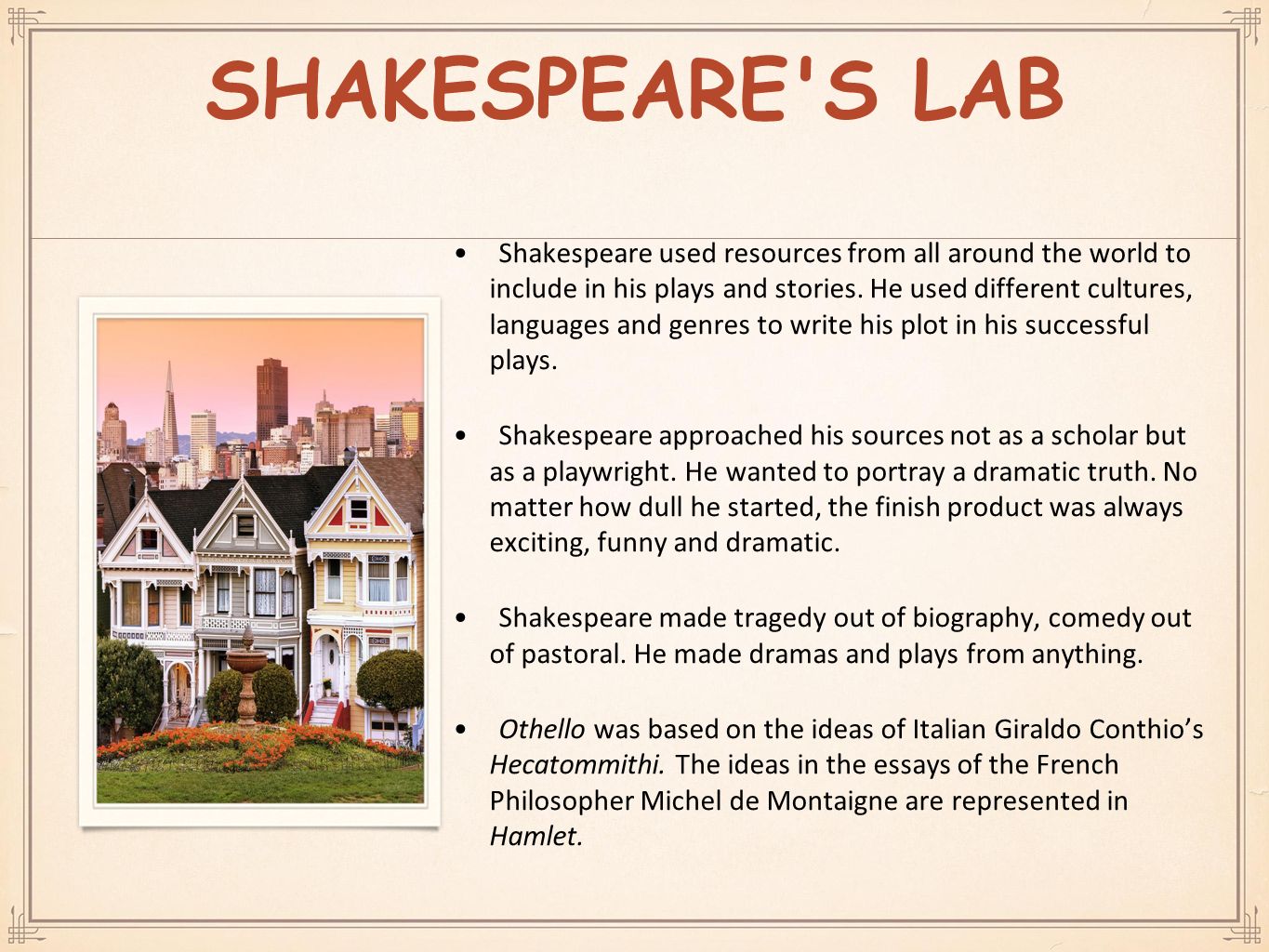 shakespeares use of language essay shakespeares use of language essay