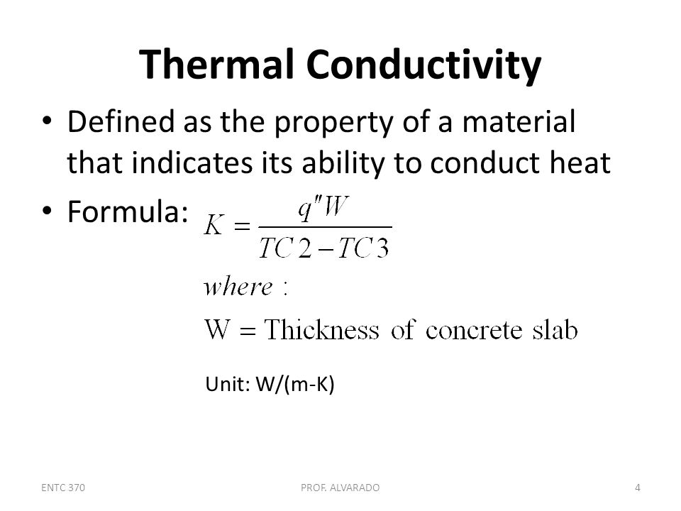 Equation For Conductivity Talkchannels Experiment 6 Determination Of Heat Transfer Coefficients Entc