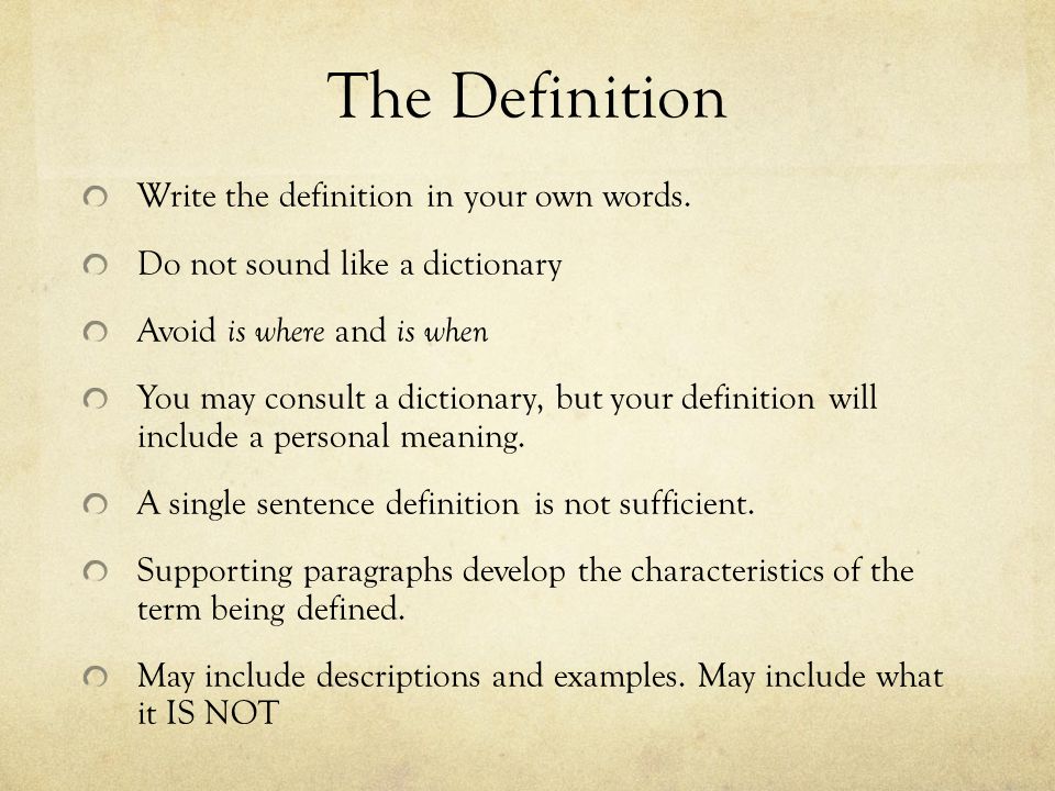 words to write definition essay on good words to write a definition essay on
