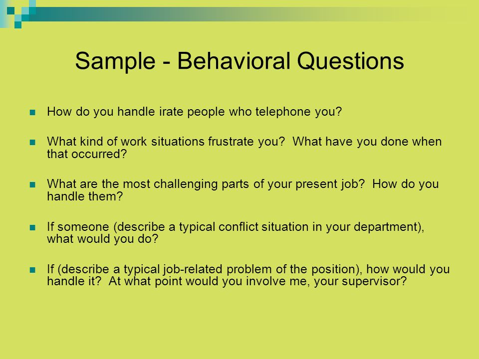 what is the most difficult situation you have faced