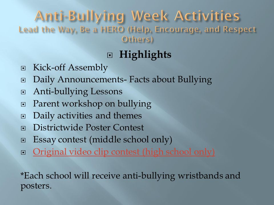 bullying essay contest 2013 bullying essay contest 2013