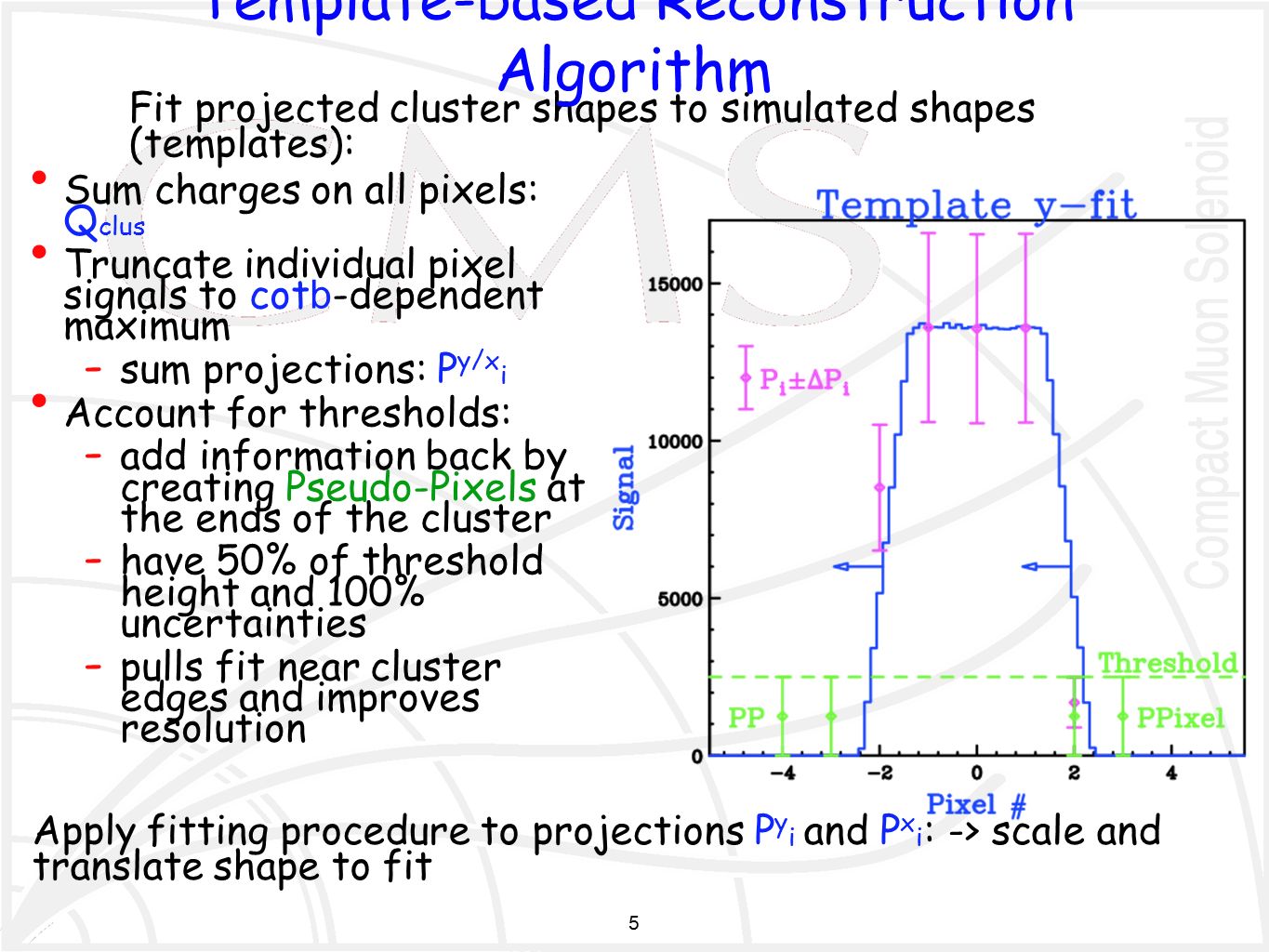 1 pixel cluster splitting using templates d. fehling, g. giurgiu 1 pixel cluster splitting using templates d. fehling, g. giurgiu, Presentation templates