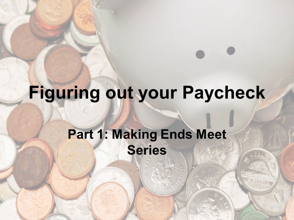 figuring out paycheck