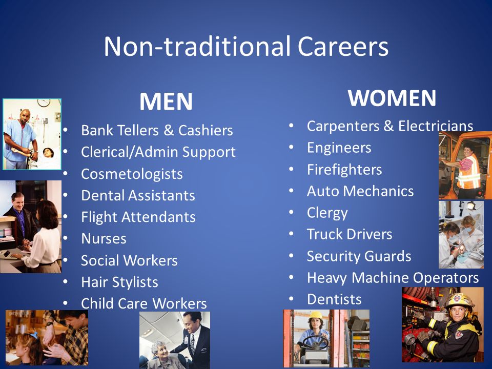 non traditional careers