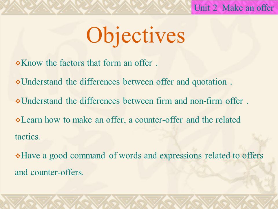 how to make a counter offer
