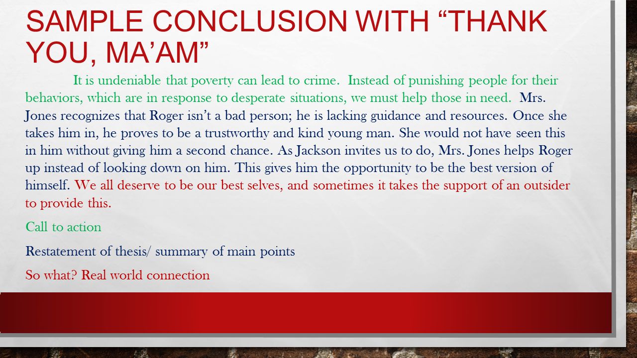 Thesis Statement On Poverty