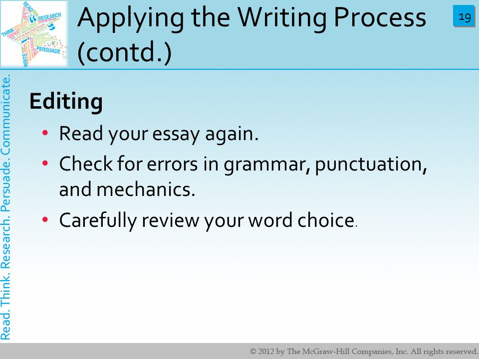 Essay Grammar Check