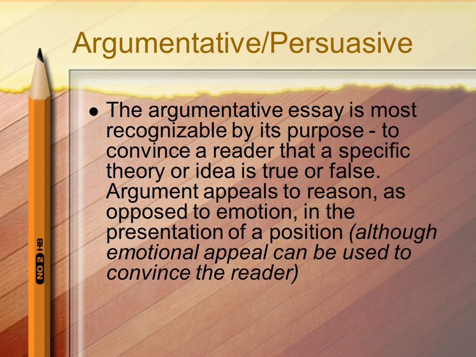 emotional appeal argumentative essay (also known as: argument by vehemence, playing on emotions, emotional appeal, for the children) description: this is the general category of many fallacies that use emotion in place of reason in order to attempt to win the argument. emotional appeal argumentative essay (also known as: argument by vehemence, playing on emotions, emotional appeal, for the children) description: this is the general category of many fallacies that use emotion in place of reason in order to attempt to win the argument.
