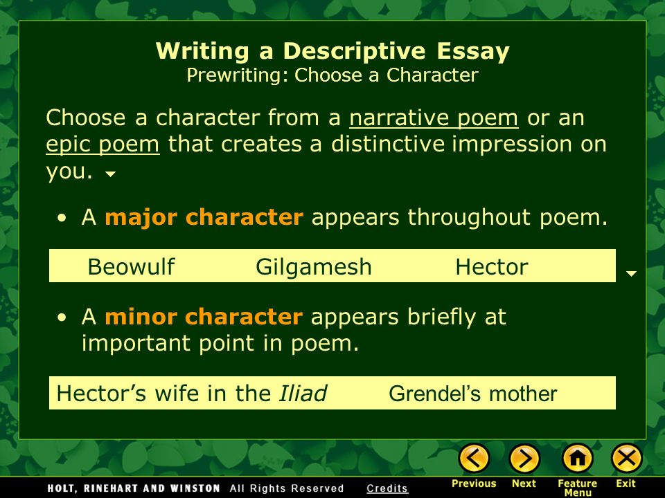 descriptive essay mother