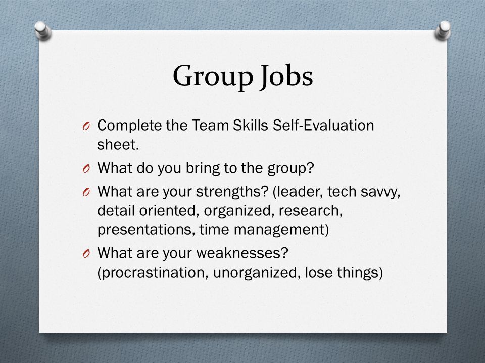what can you bring to the team