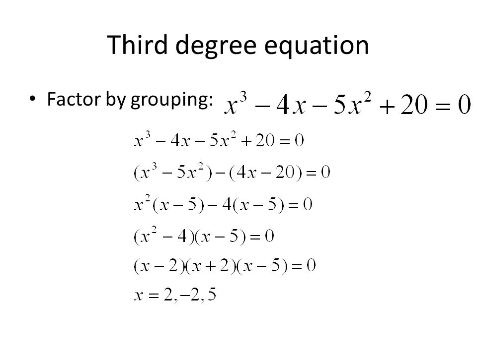 Factoring And Solving Polynomial Equations Talkchannels Solving Polynomial Equations Today We Will Use Factoring