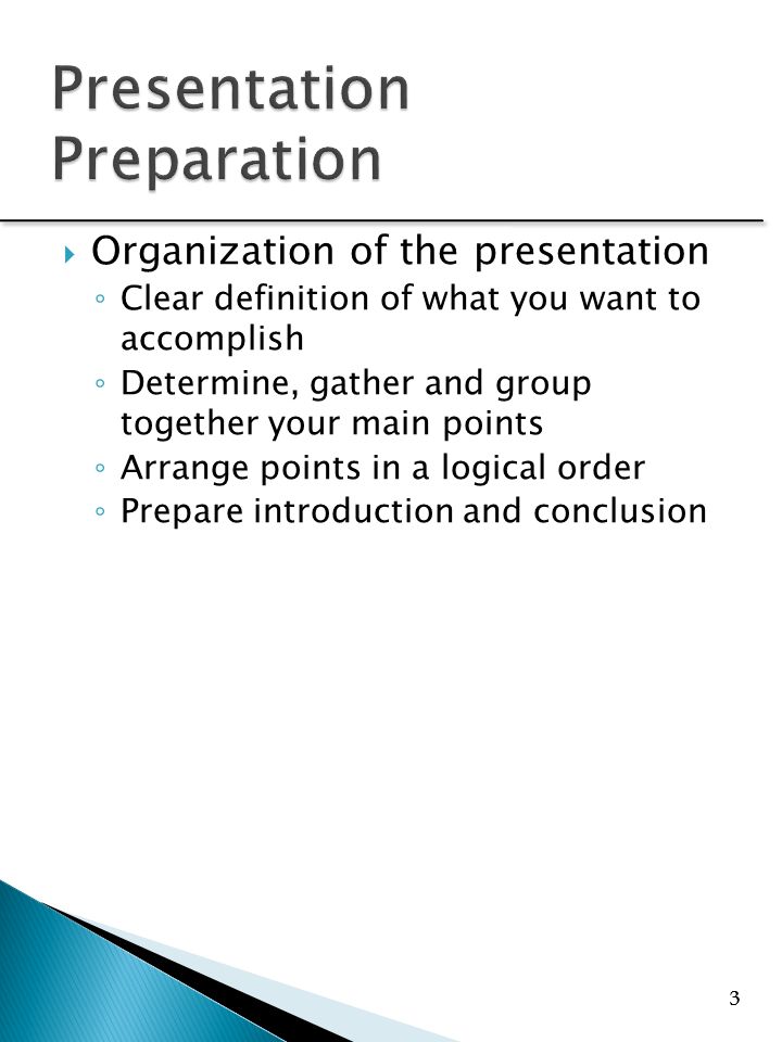 define presentation