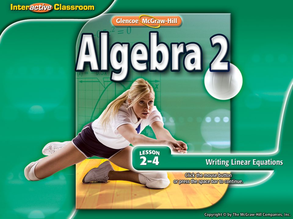Splash Screen Lesson Menu Five Minute Check Over 2 3 1 Splash Screen