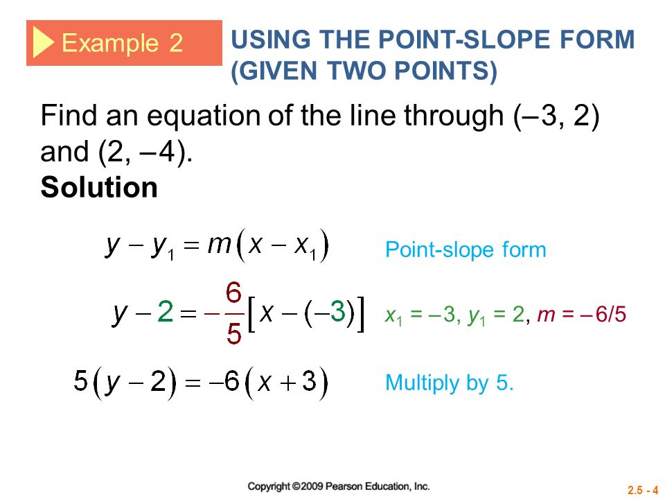 Line Equation With Two Points Talkchannels Point Slope Form Equation Talkchannels Finding Linear Equations With Two Points