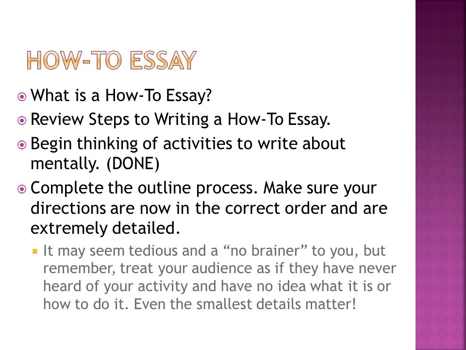 how write a process essay how write a process essay
