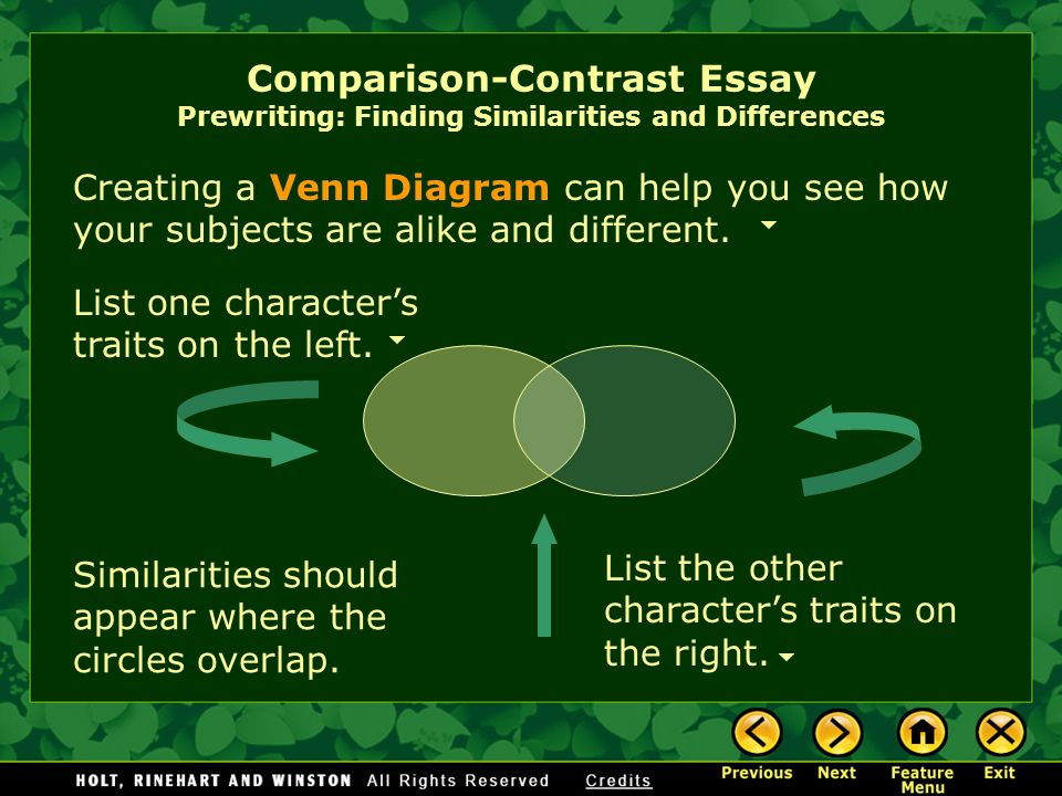Funny Compare And Contrast Essay Topics