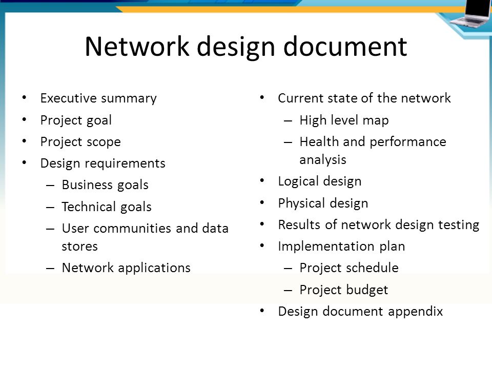 final project executive summary network design project Nt1310: project page 1 project floor, a slide for each component of the network design an executive summary detailing the design of the building. final project executive summary network design project Nt1310: project page 1 project floor, a slide for each component of the network design an executive summary detailing the design of the building.