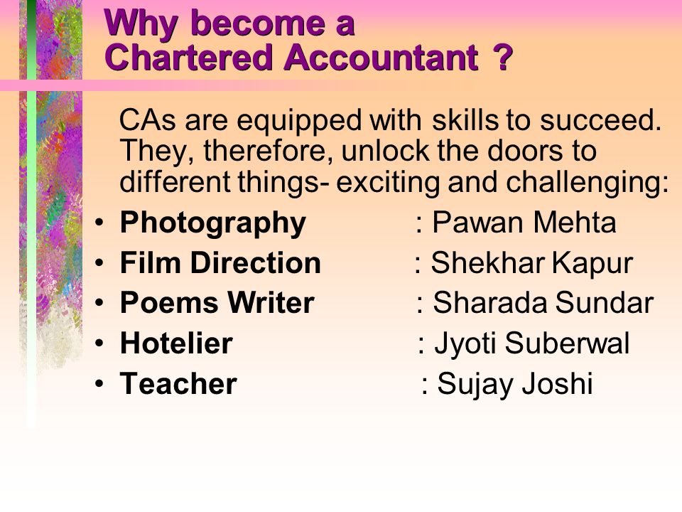 why become an accountant