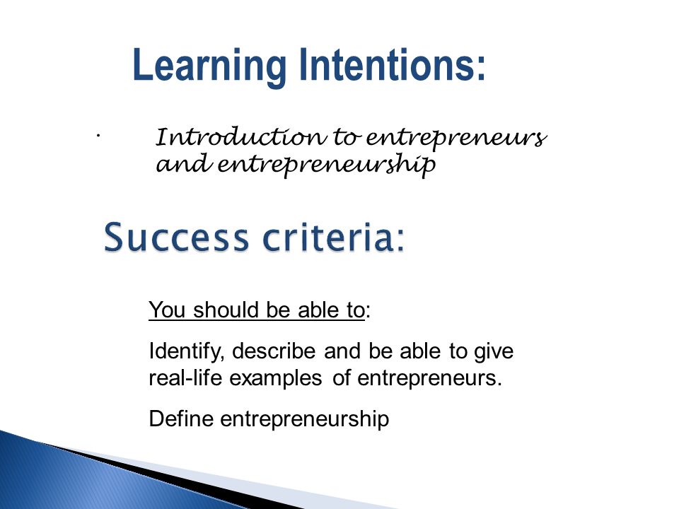 examples of entrepreneurs