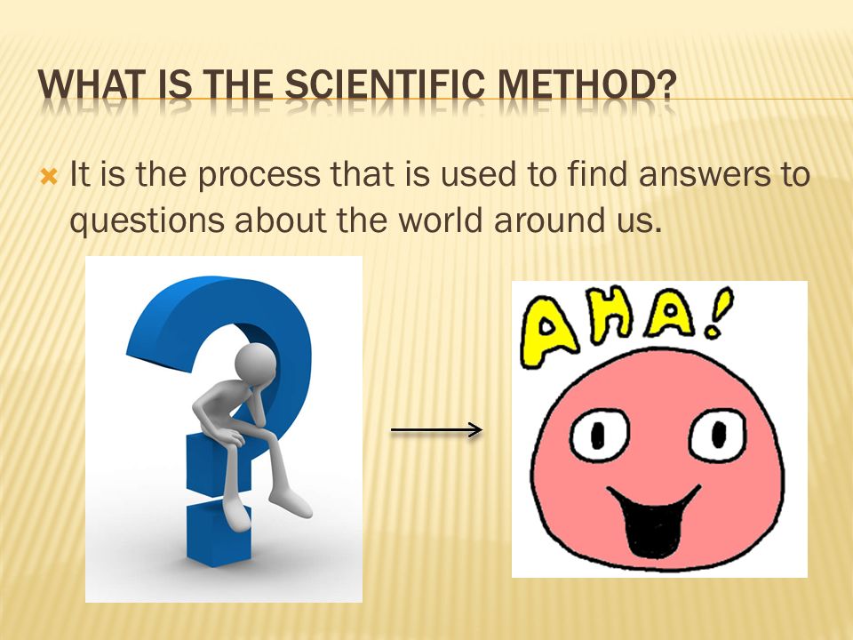  It is the process that is used to find answers to questions about the world around us.