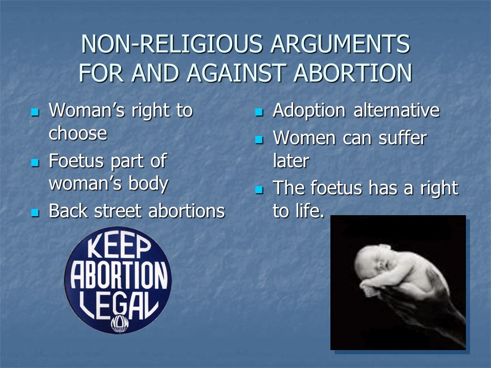 an overview of the arguments against the abortion an overview of the arguments against the abortion