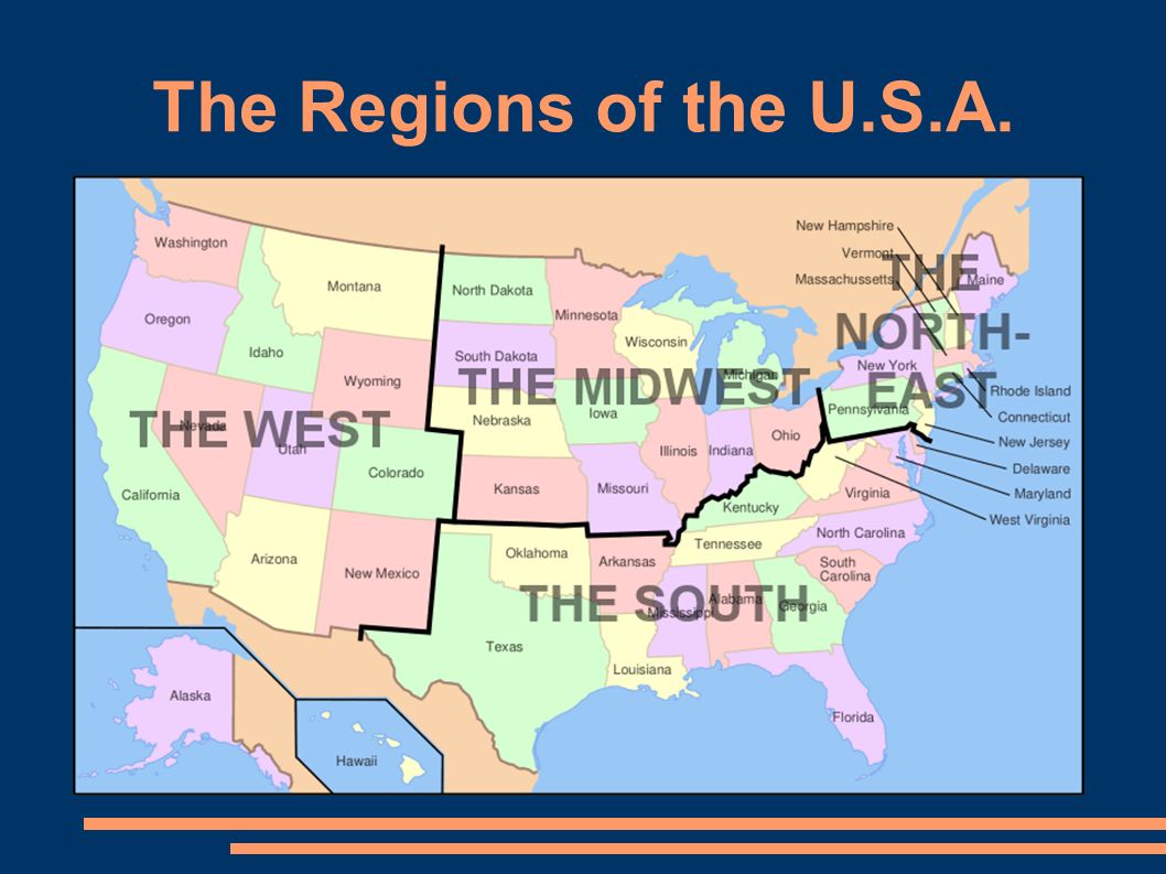 The Regions of the U.S.A.