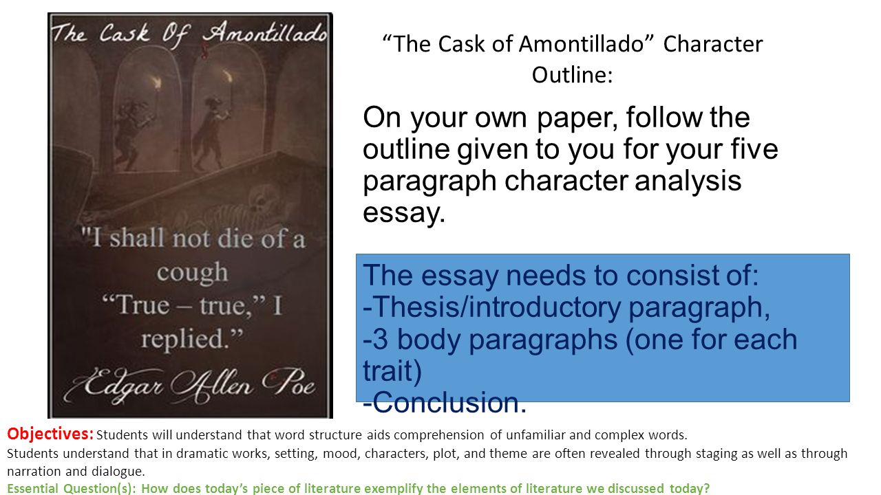 characterization 5 paragraph essay characterization 5 paragraph essay
