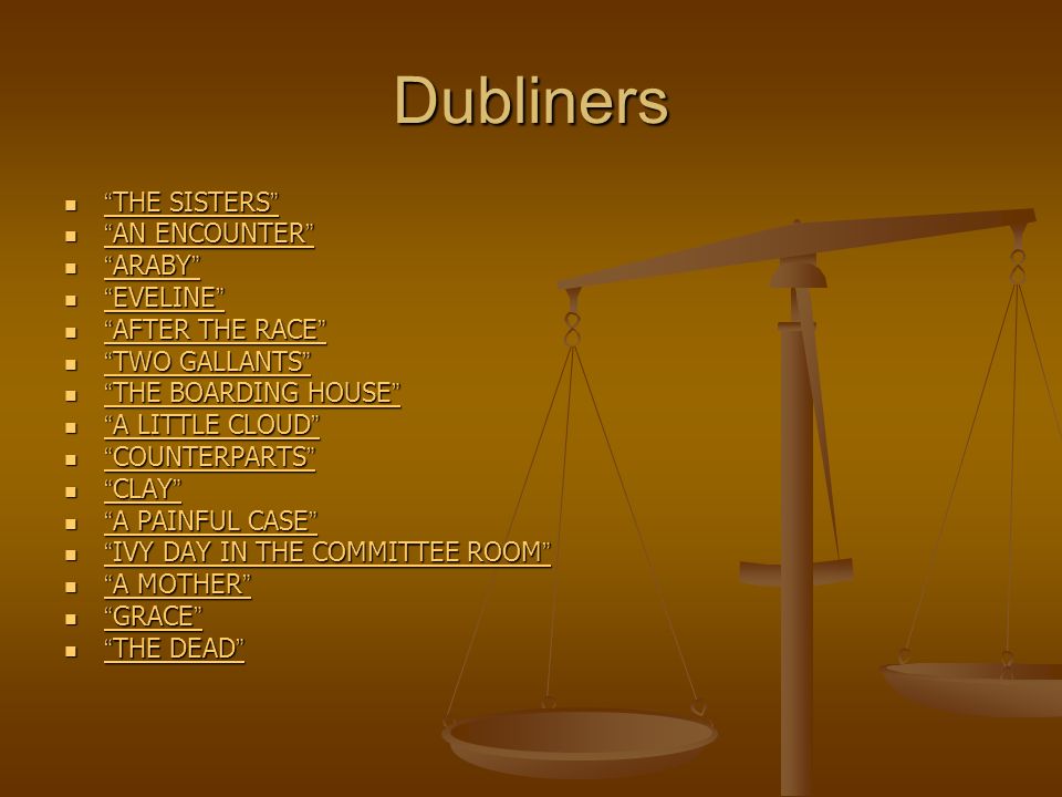 dubliners paralysis dubliners paralysis