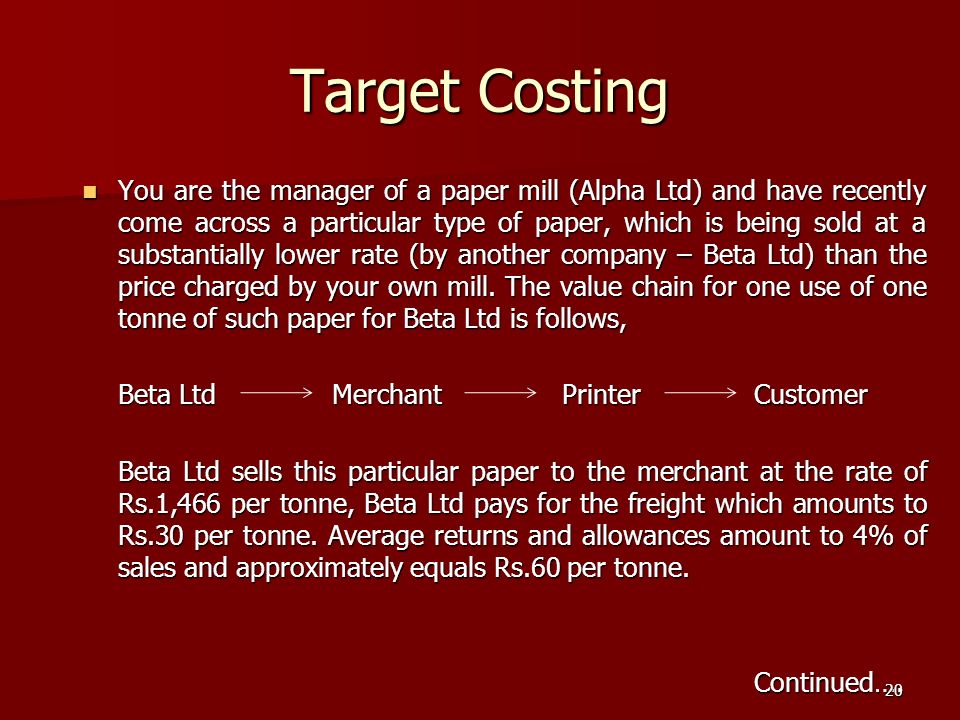 company research paper target company research paper target