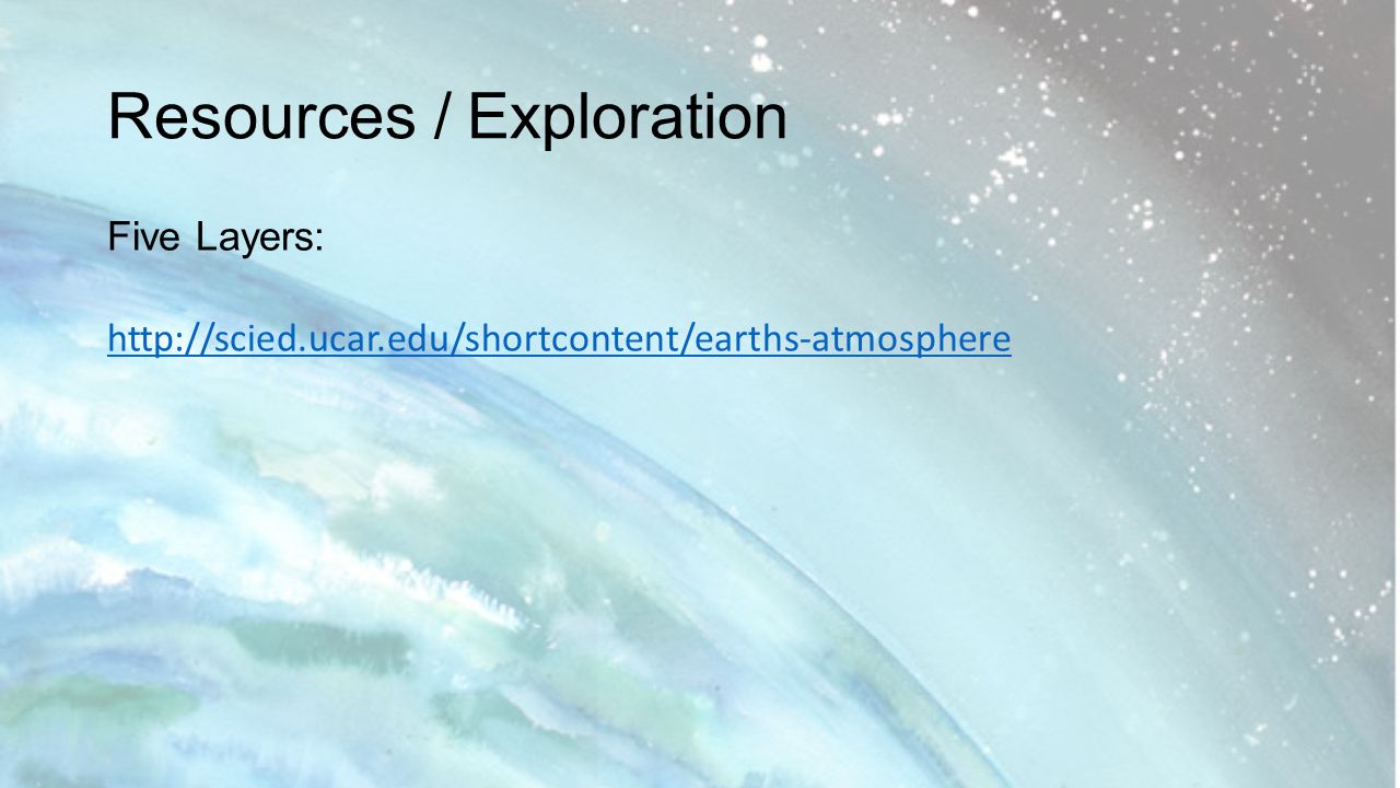Resources / Exploration Five Layers: