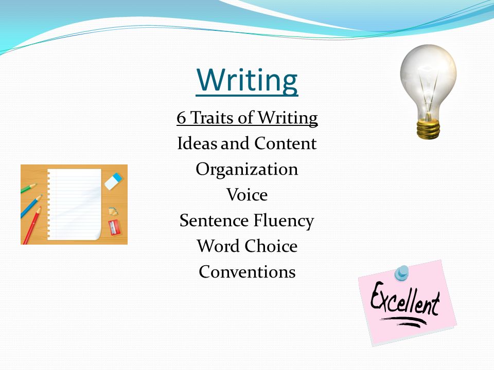 61 writing traits organization 61 writing traits organization