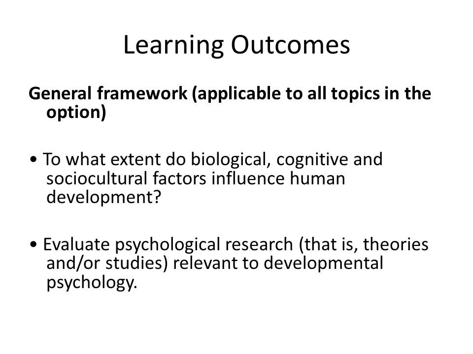 Developmental Psychology Essays