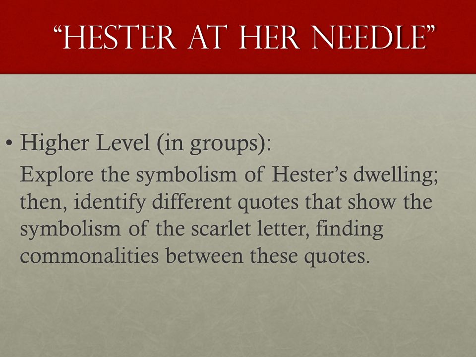 essay on hester from the scarlet letter Stuck writing a the scarlet letter essay we have many the scarlet letter example essays that answers many essay questions in the scarlet letter. essay on hester from the scarlet letter Stuck writing a the scarlet letter essay we have many the scarlet letter example essays that answers many essay questions in the scarlet letter.