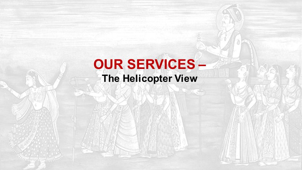 OUR SERVICES – The Helicopter View