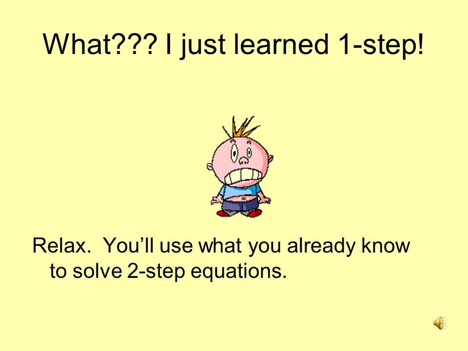 2-Step Equations
