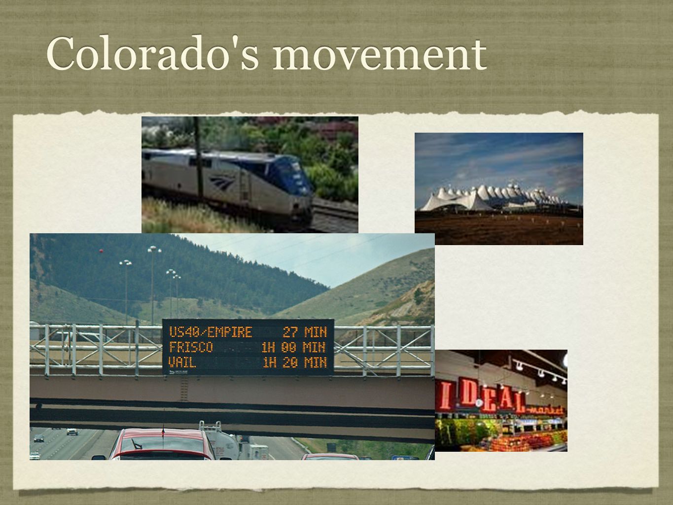 Colorado s movement