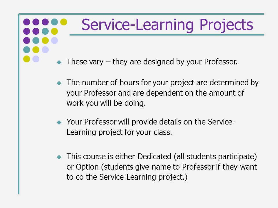 what is service learning
