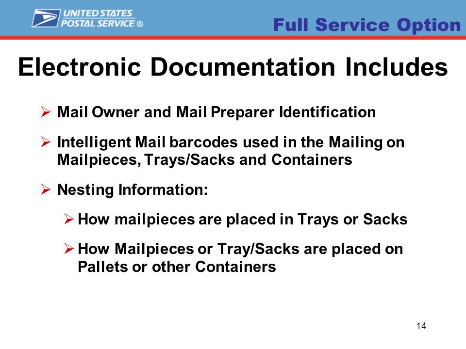 intelligent mailing barcode
