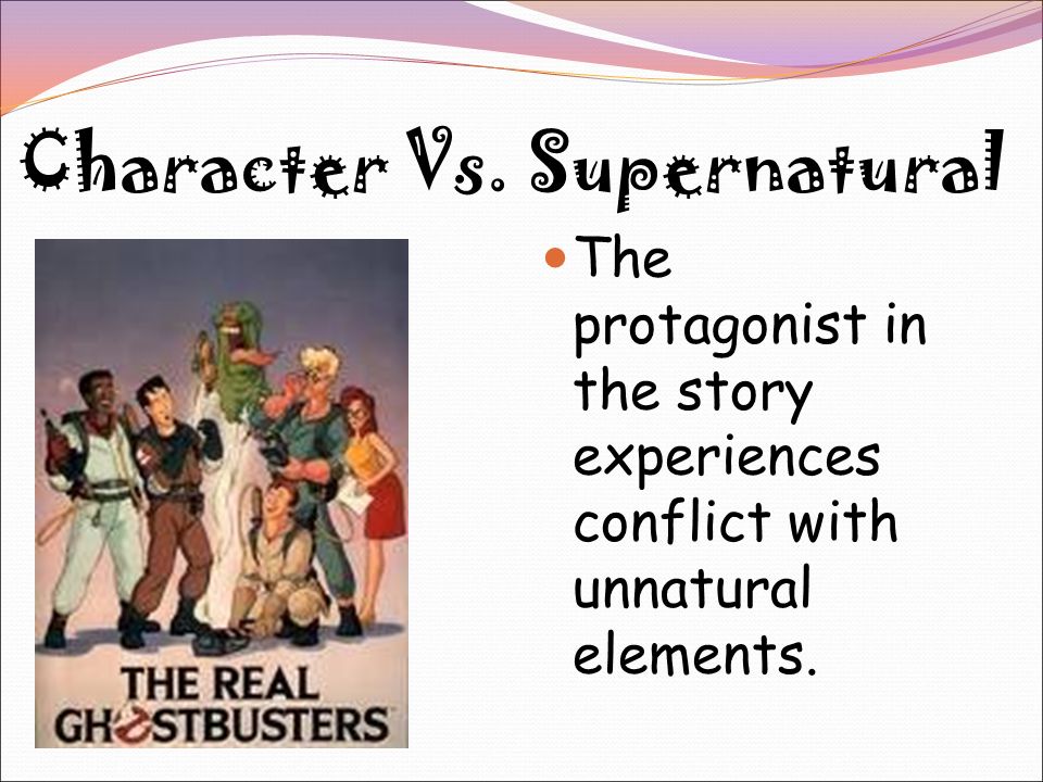 Character Vs. Technology The protagonist in the story experiences conflict with technology.