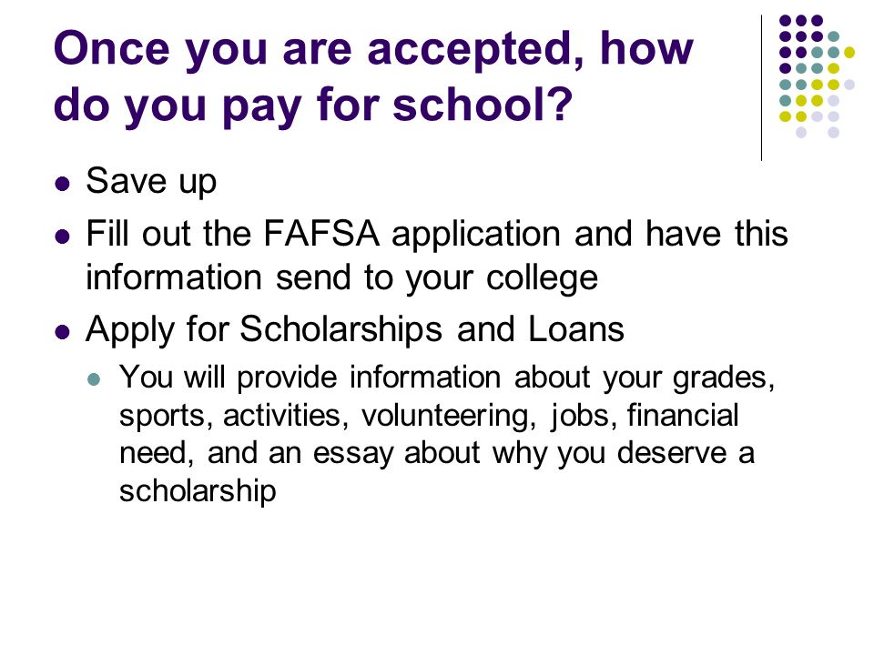 Financial Need Scholarship Essay
