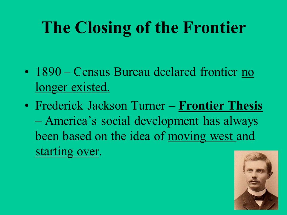 fredrick jackson turner frontier thesis fredrick jackson turner frontier thesis